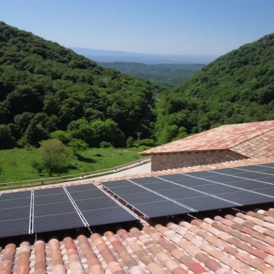 Placas solares en tejados